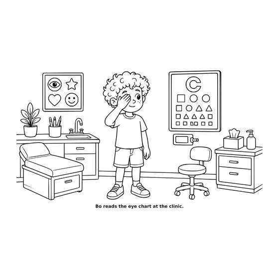 Sample interior page 2 from Maple Street: Doctor Day — bold black outline art on white